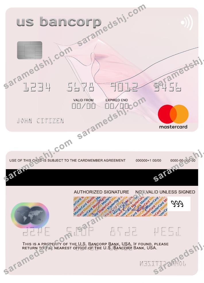 USA U.S. Bancorp Bank mastercard